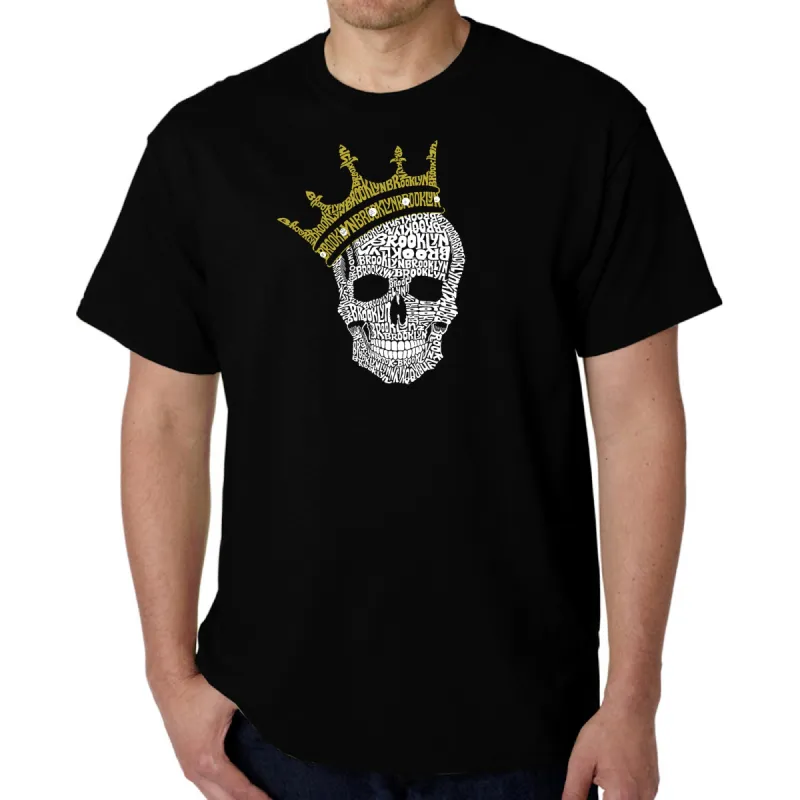 Brooklyn Crown - Men's Word Art T-Shirt sold by LA Pop Art
