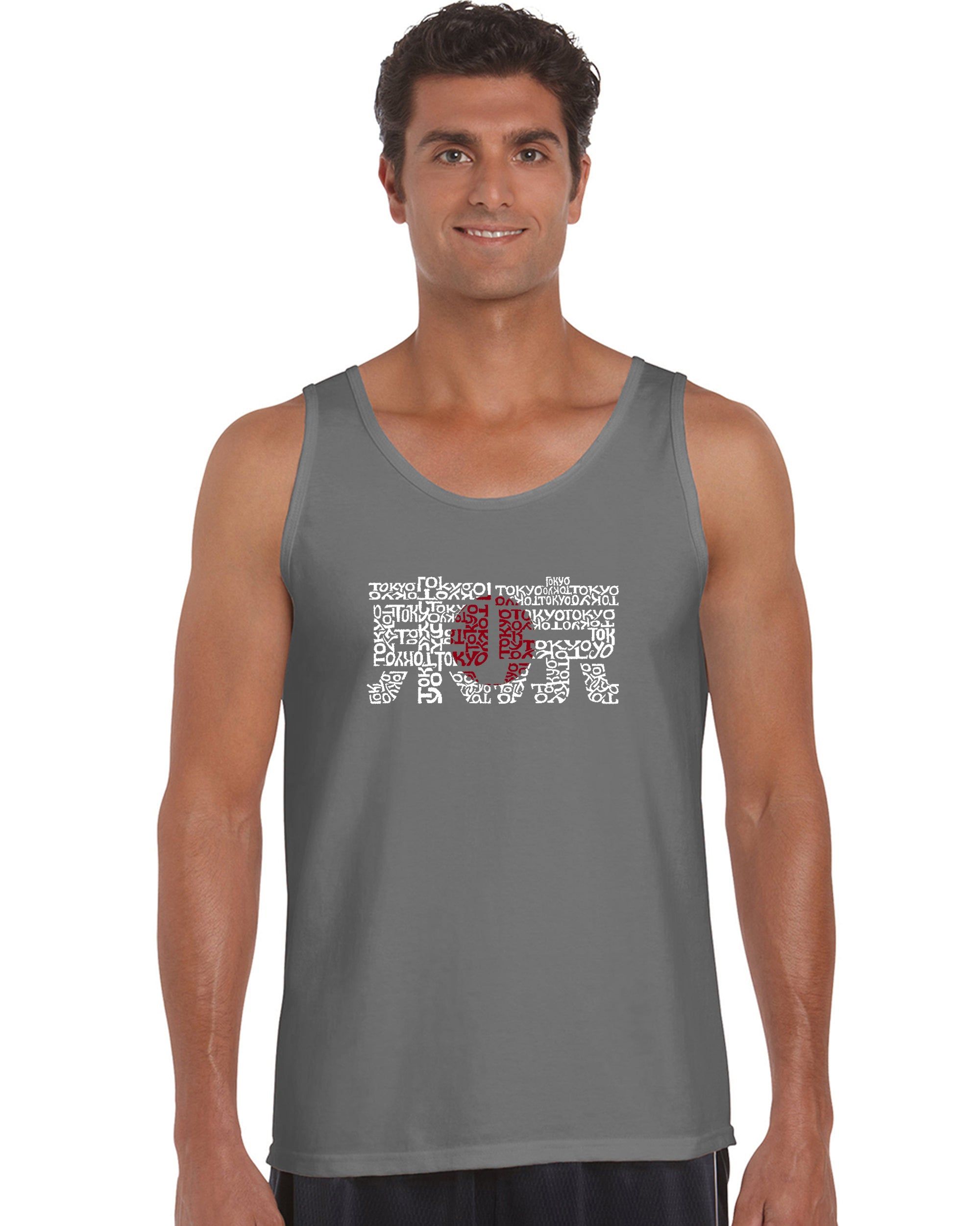 Tokyo Sun - Men's Word Art Tank Top sold by LA Pop Art product image thumbnail 5