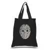 Slasher Movie Villians - Small Word Art Tote Bag sold by LA Pop Art