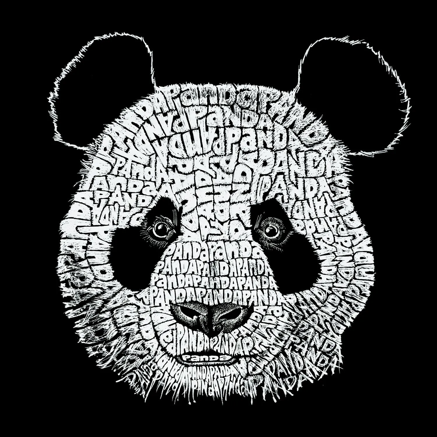 Panda - Men's Premium Blend Word Art T-Shirt sold by LA Pop Art product image thumbnail 2