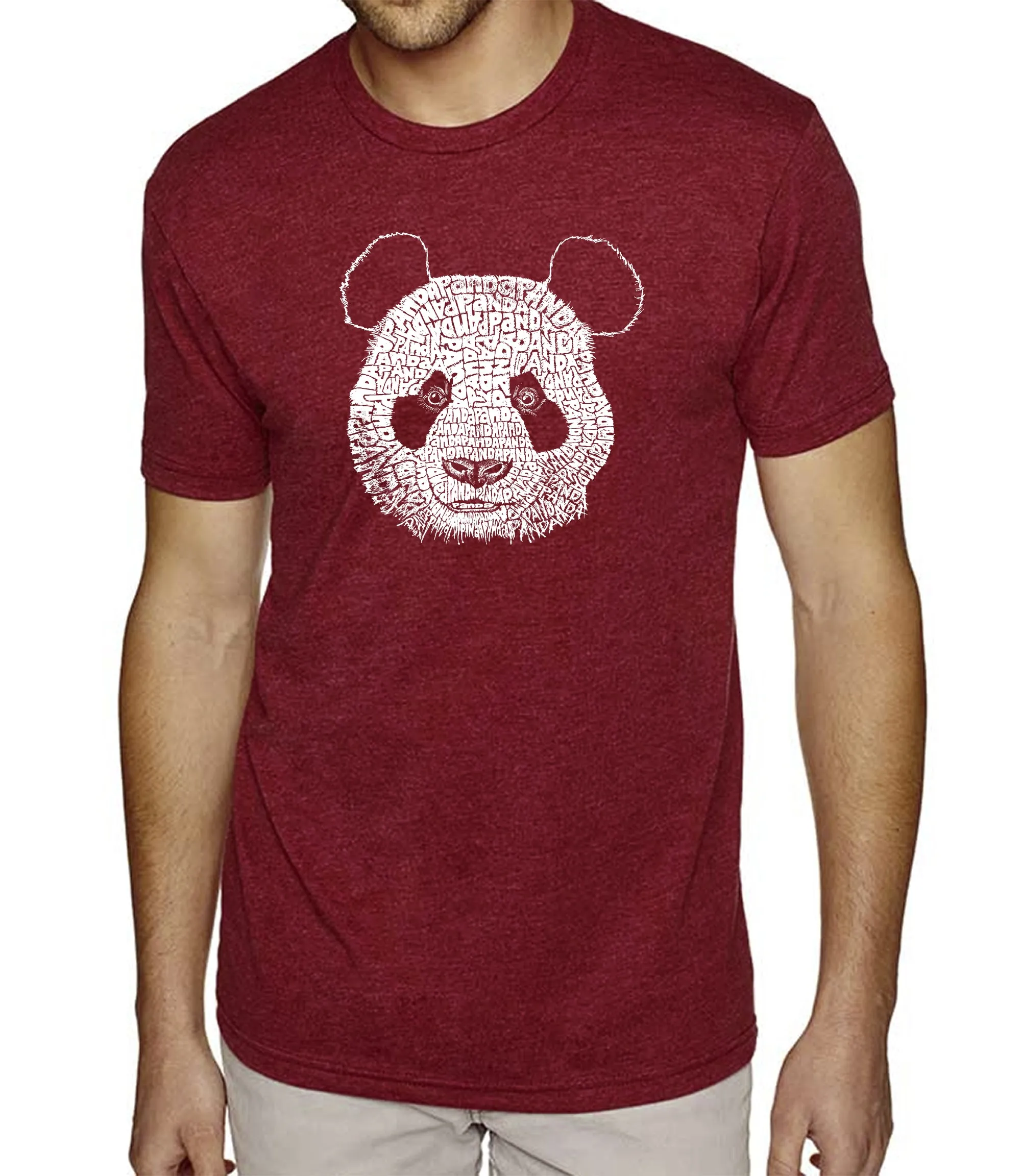 Panda - Men's Premium Blend Word Art T-Shirt sold by LA Pop Art product image thumbnail 4