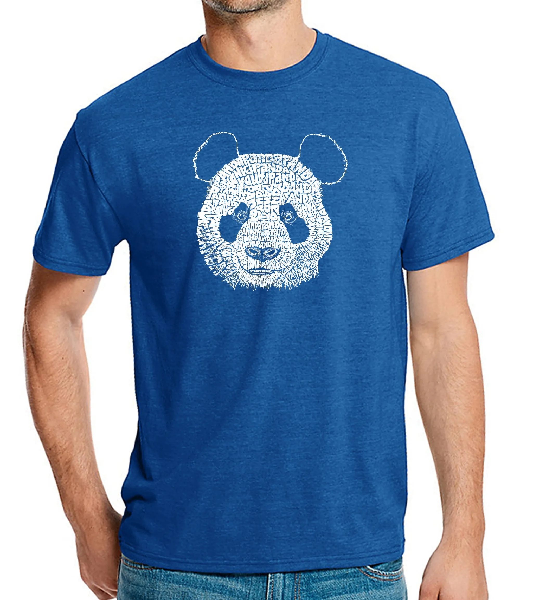 Panda - Men's Premium Blend Word Art T-Shirt sold by LA Pop Art product image thumbnail 5