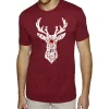 Santa's Reindeer  - Men's Premium Blend Word Art T-Shirt sold by LA Pop Art