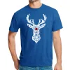 Santa's Reindeer  - Men's Premium Blend Word Art T-Shirt sold by LA Pop Art