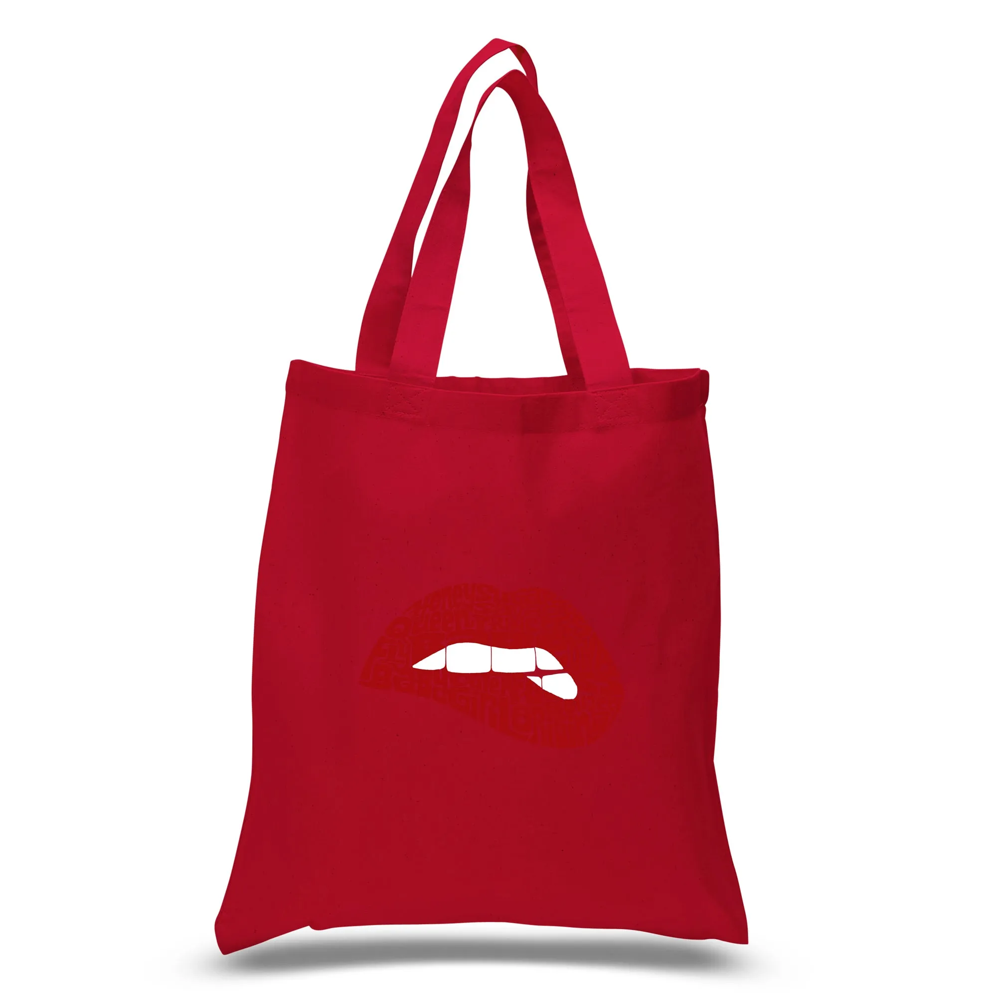 Savage Lips - Small Word Art Tote Bag sold by LA Pop Art product image thumbnail 3