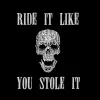 Ride It Like You Stole It - Small Word Art Tote Bag sold by LA Pop Art