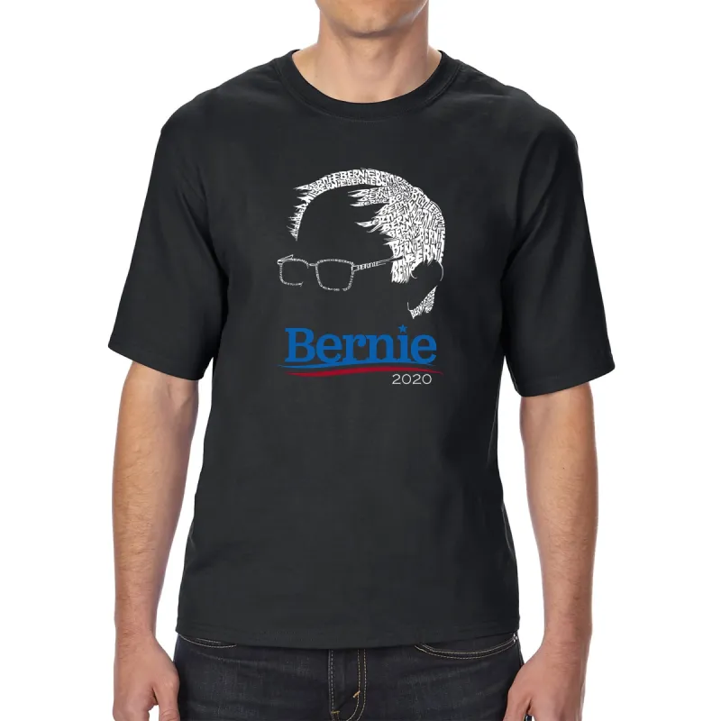 Bernie Sanders 2020 - Men's Tall Word Art T-Shirt sold by LA Pop Art