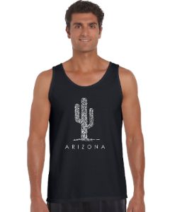 Arizona Cities - Men's Word Art Tank Top sold by LA Pop Art