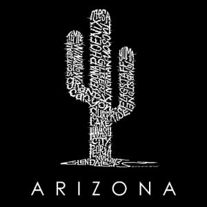 Arizona Cities - Men's Word Art Tank Top sold by LA Pop Art