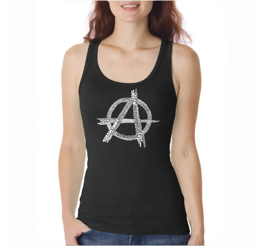 GREAT ALL TIME PUNK SONGS  - Women's Word Art Tank Top sold by LA Pop Art