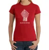 No Justice, No Peace - Women's Word Art T-Shirt sold by LA Pop Art