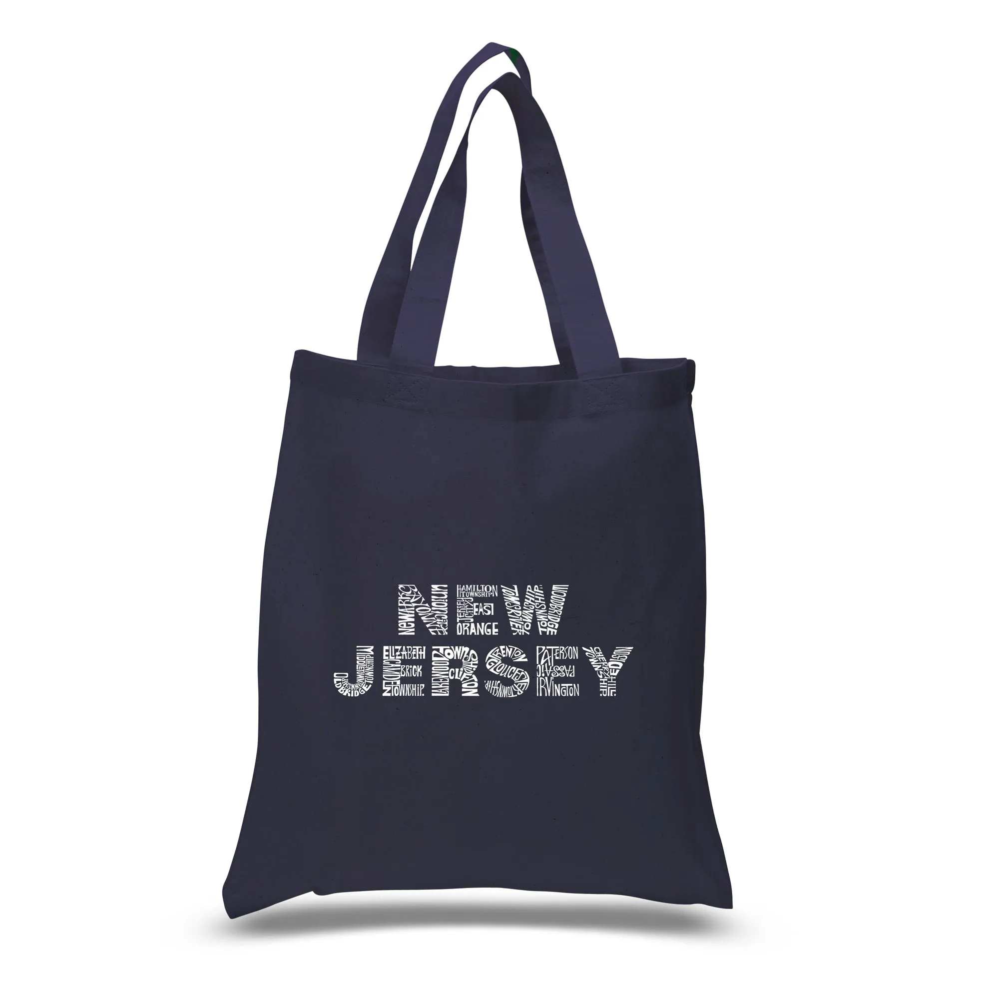 NEW JERSEY NEIGHBORHOODS - Small Word Art Tote Bag sold by LA Pop Art product image thumbnail 4