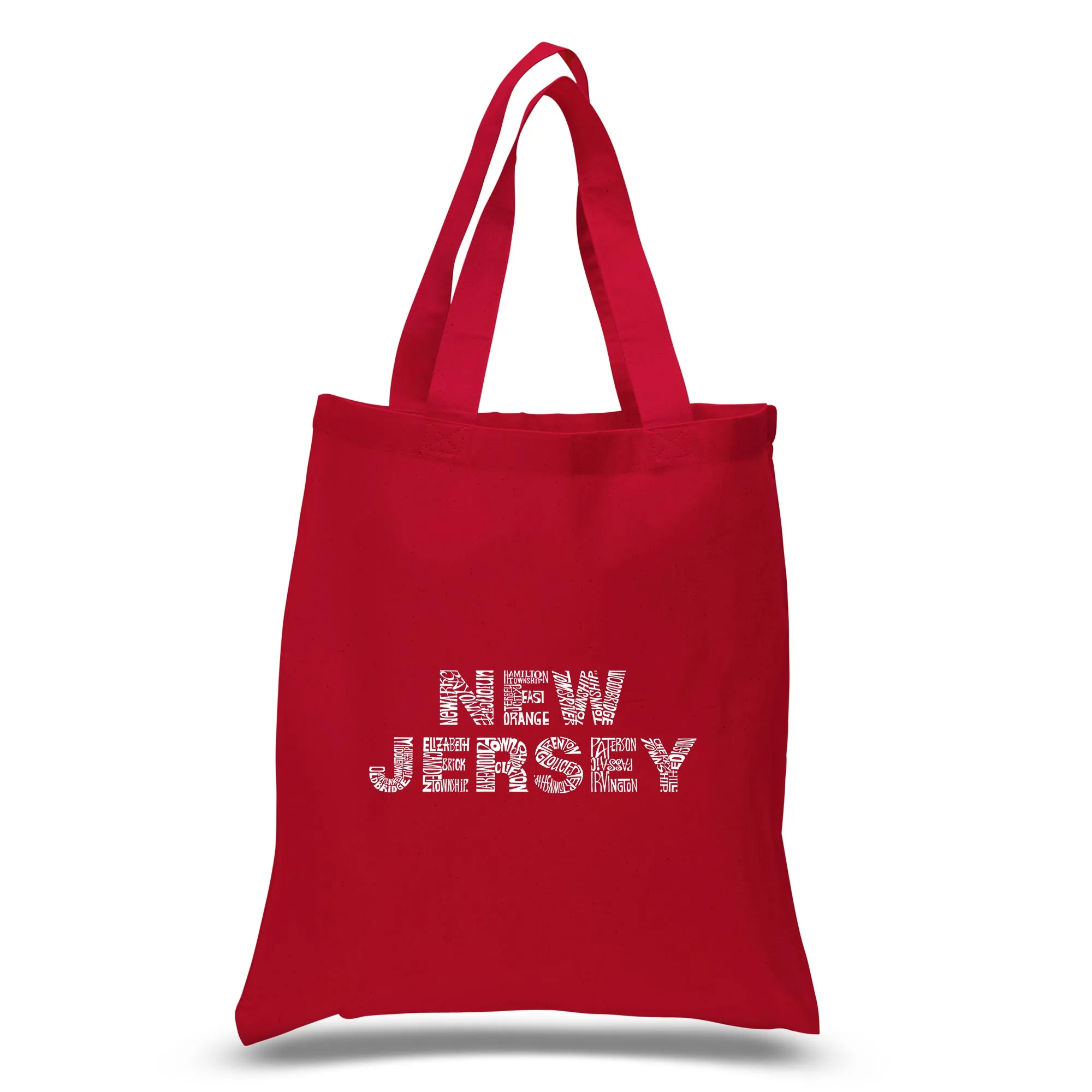 NEW JERSEY NEIGHBORHOODS - Small Word Art Tote Bag sold by LA Pop Art product image thumbnail 3