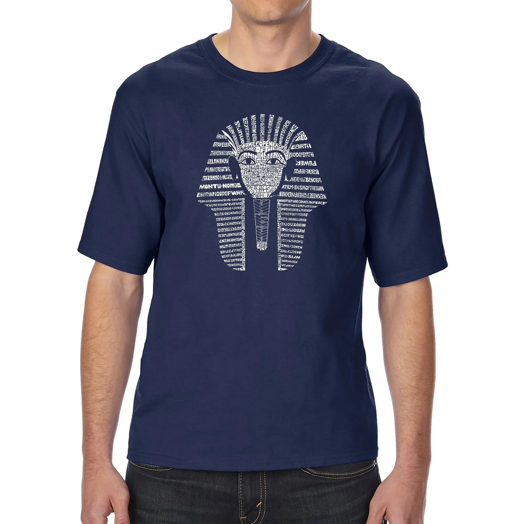 KING TUT - Men's Tall Word Art T-Shirt sold by LA Pop Art product image thumbnail 3