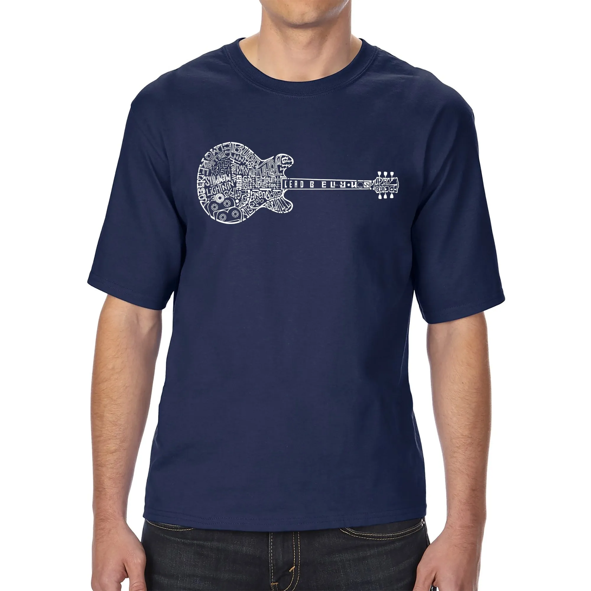 Blues Legends - Men's Tall Word Art T-Shirt sold by LA Pop Art product image thumbnail 3