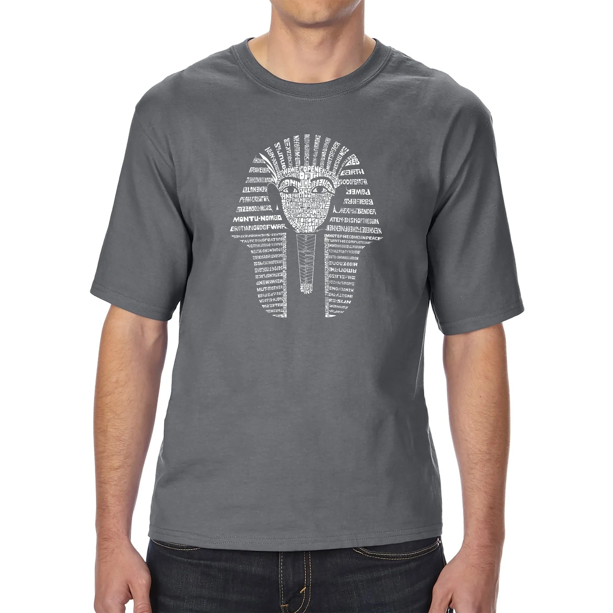 KING TUT - Men's Tall Word Art T-Shirt sold by LA Pop Art product image thumbnail 4