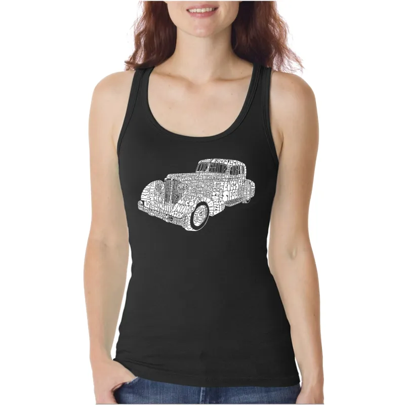 Mobsters  - Women's Word Art Tank Top sold by LA Pop Art