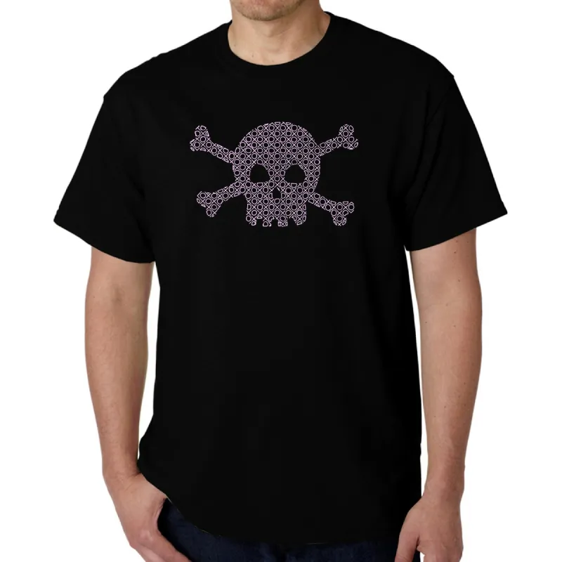XOXO Skull  - Men's Word Art T-Shirt sold by LA Pop Art