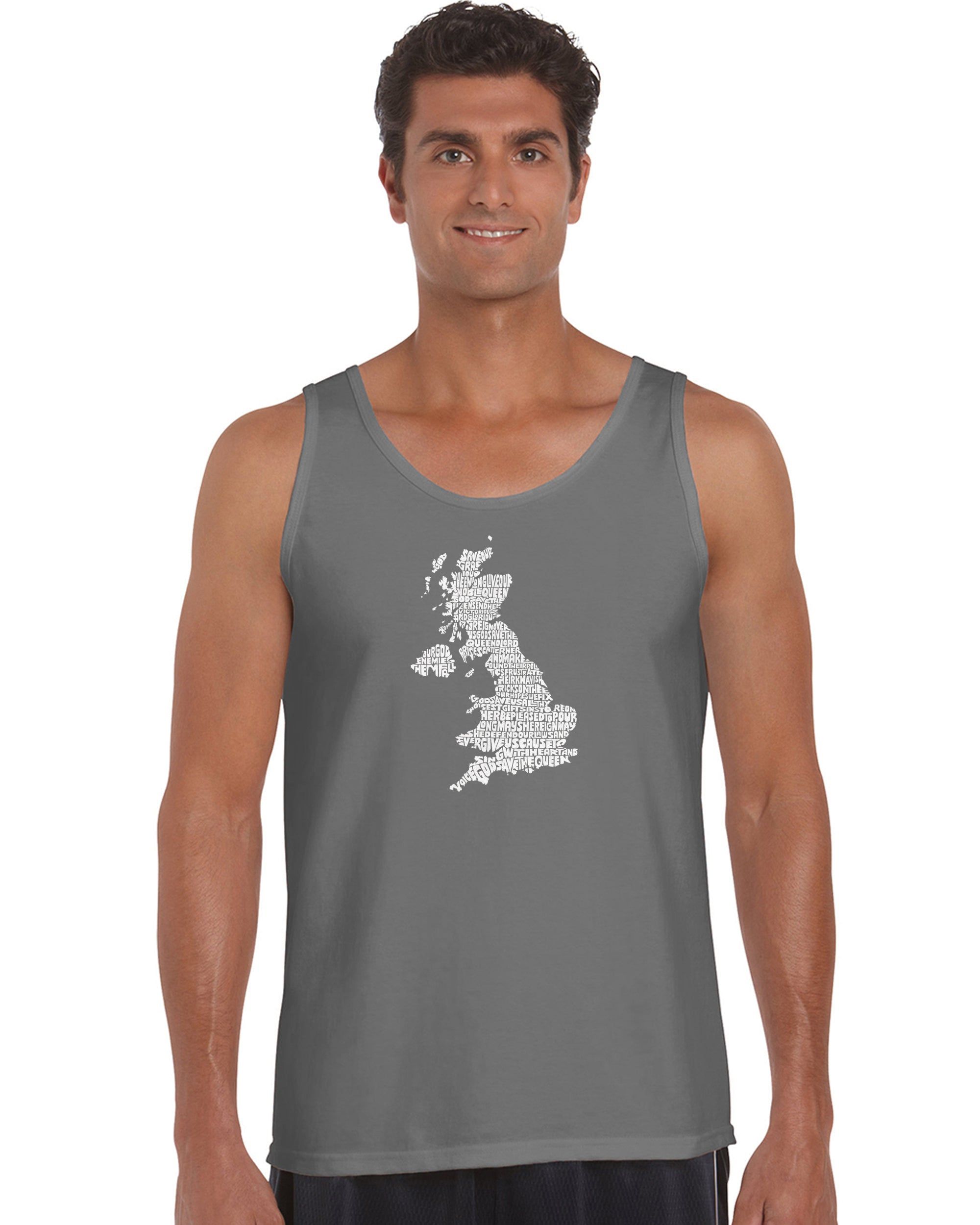 GOD SAVE THE QUEEN - Men's Word Art Tank Top sold by LA Pop Art product image thumbnail 5