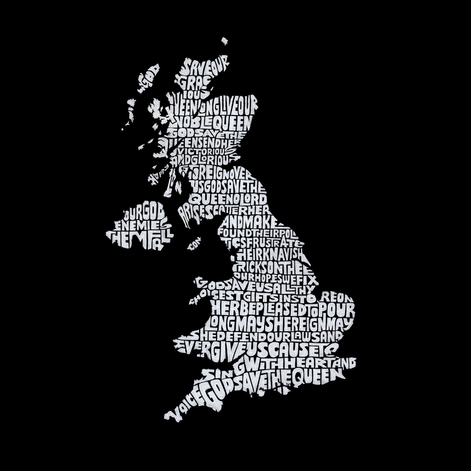 GOD SAVE THE QUEEN - Men's Word Art Tank Top sold by LA Pop Art product image thumbnail 2