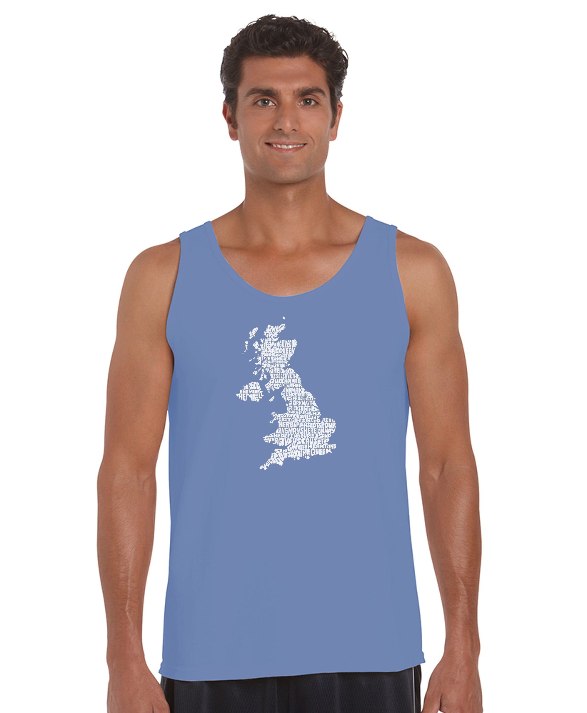 GOD SAVE THE QUEEN - Men's Word Art Tank Top sold by LA Pop Art product image thumbnail 3
