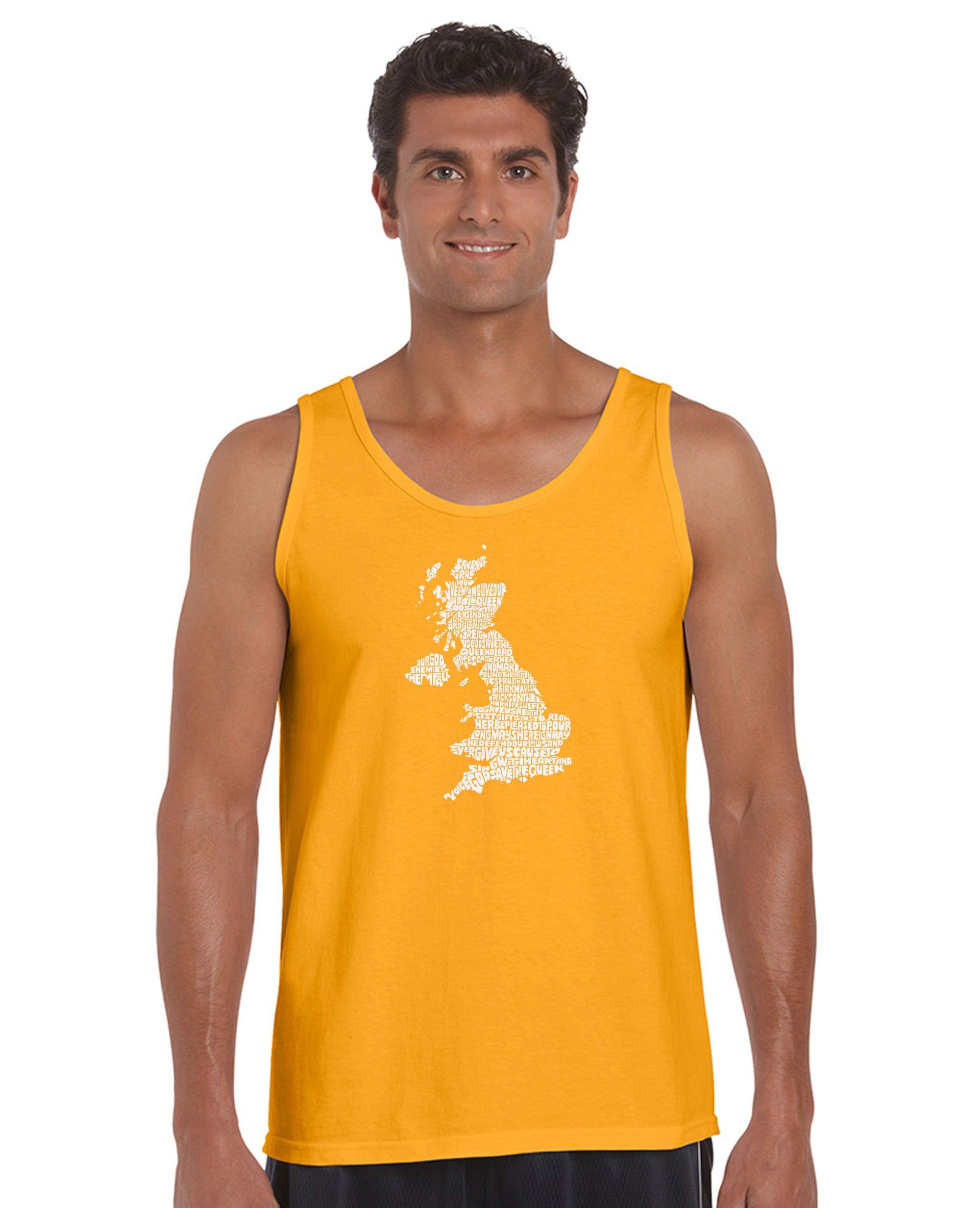 GOD SAVE THE QUEEN - Men's Word Art Tank Top sold by LA Pop Art product image thumbnail 4