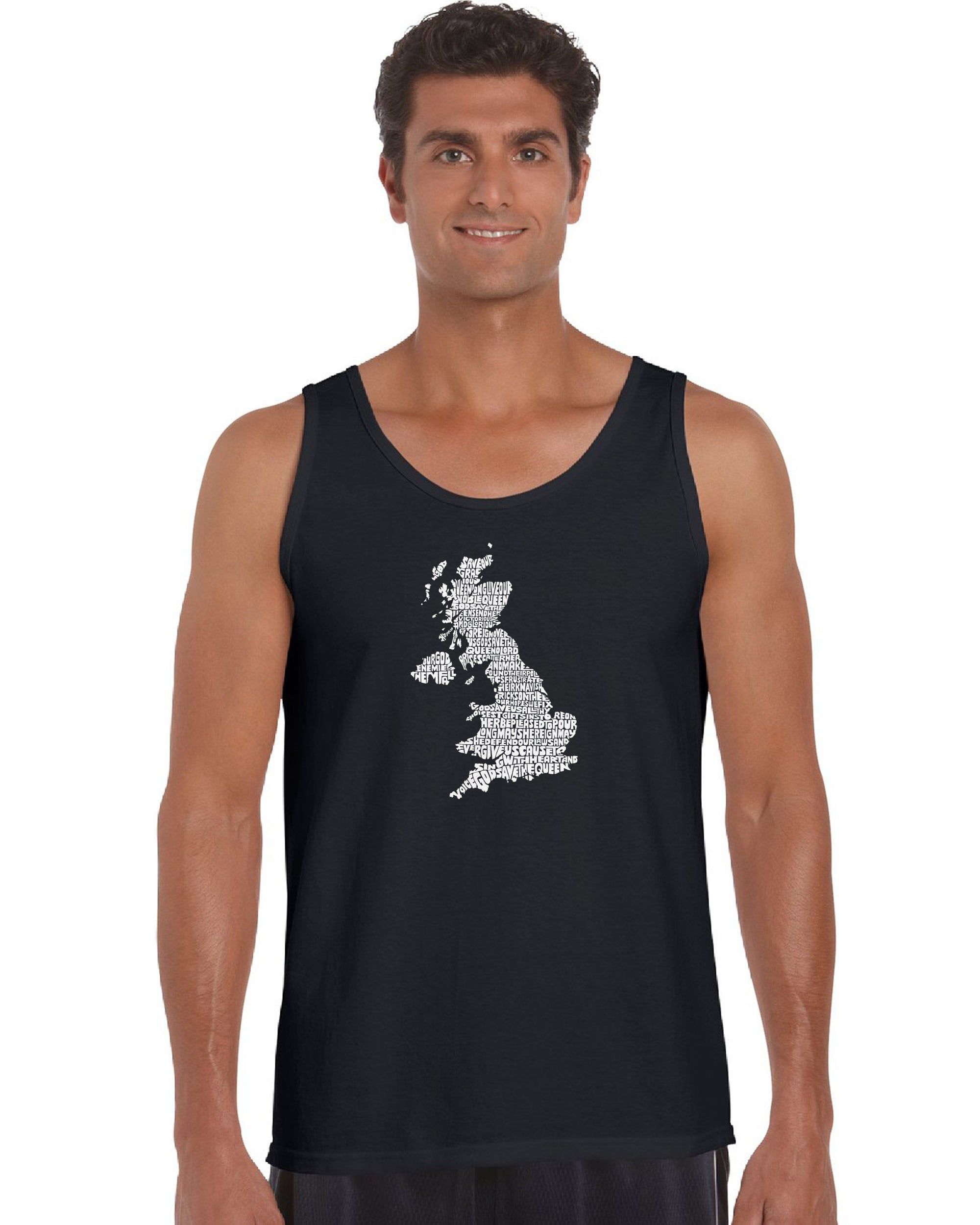GOD SAVE THE QUEEN - Men's Word Art Tank Top sold by LA Pop Art
