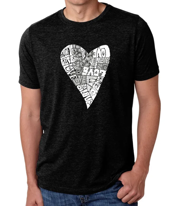 Lots of Love - Men's Premium Blend Word Art T-Shirt sold by LA Pop Art