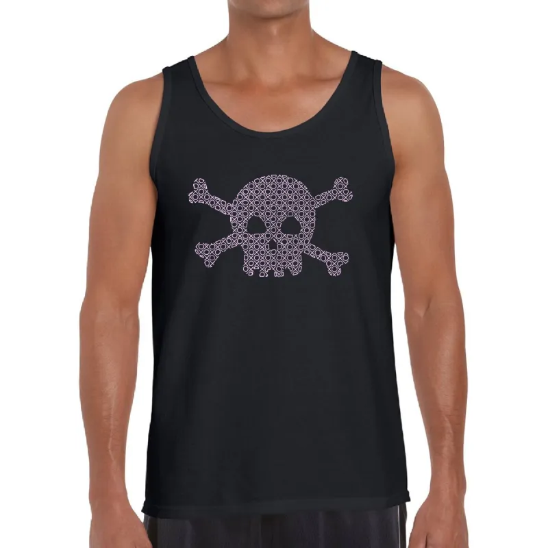 XOXO Skull - Men's Word Art Tank Top sold by LA Pop Art