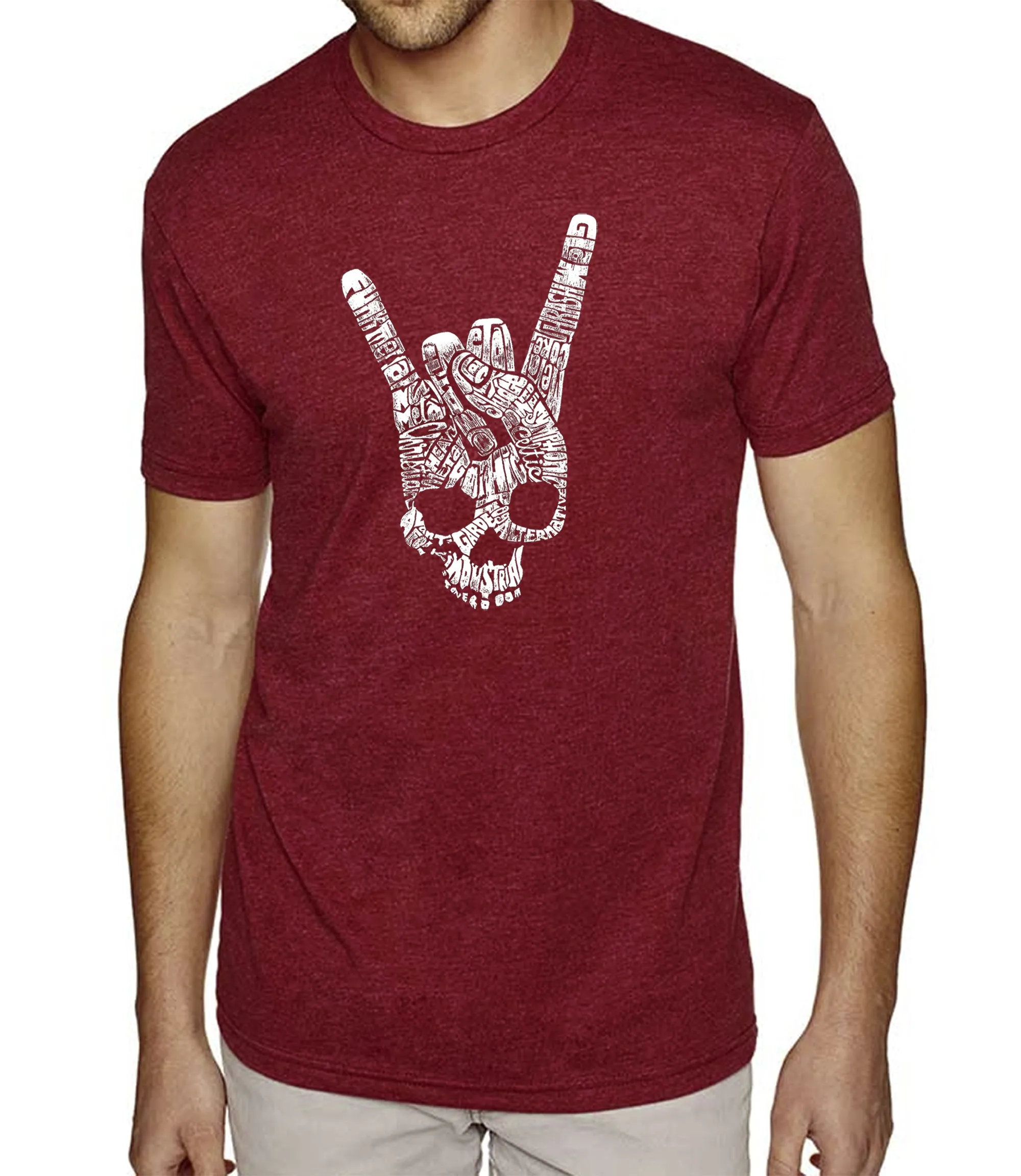 Heavy Metal Genres - Men's Premium Blend Word Art T-Shirt sold by LA Pop Art product image thumbnail 5