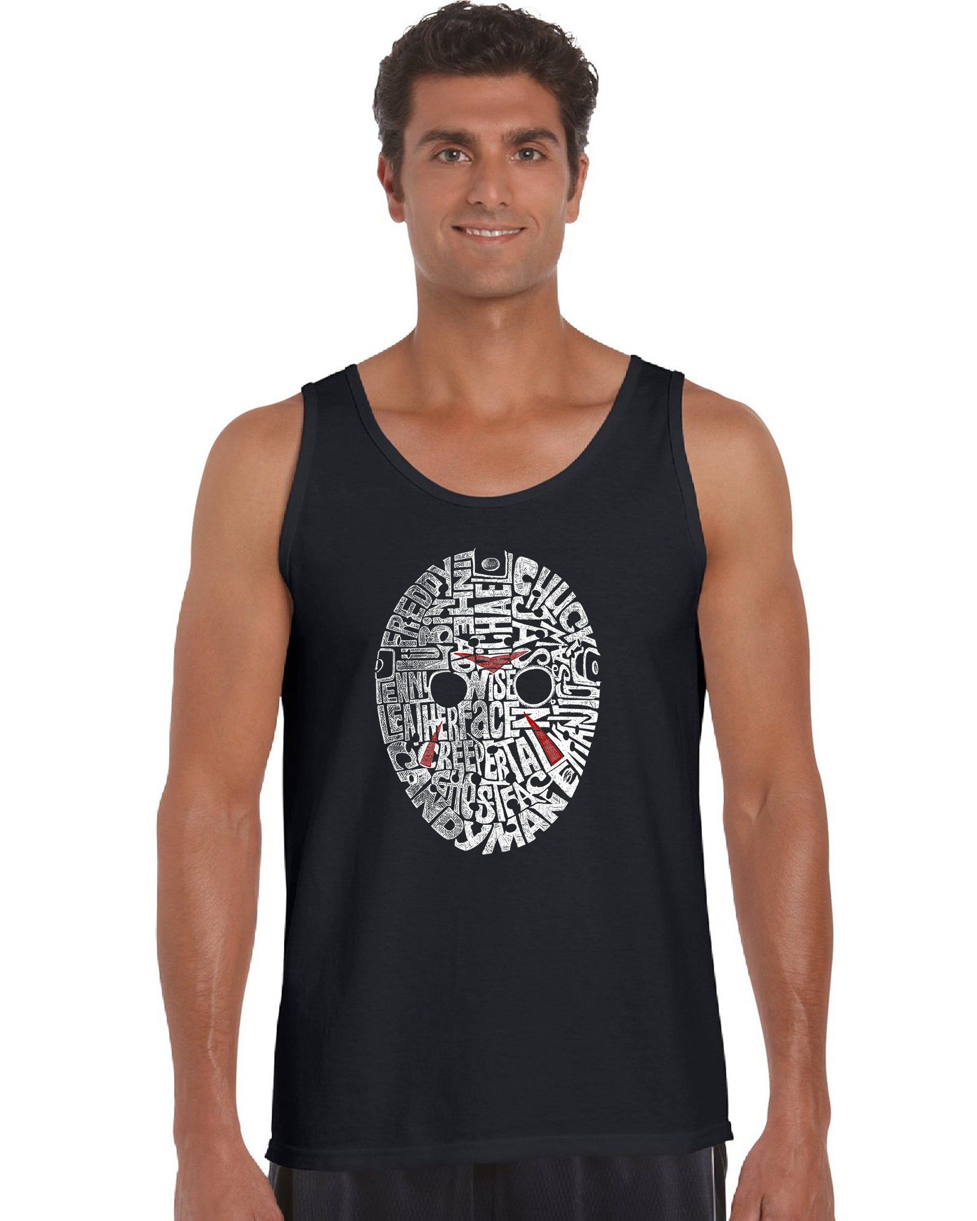 Slasher Movie Villians - Men's Word Art Tank Top sold by LA Pop Art