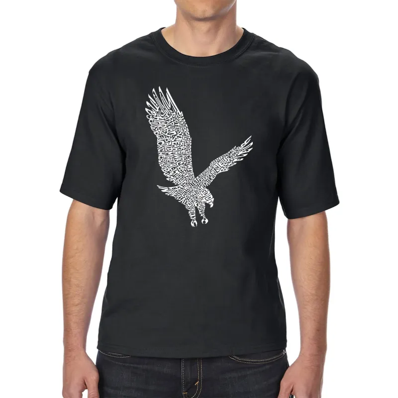 Eagle - Men's Tall Word Art T-Shirt sold by LA Pop Art