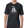 DONT TREAD ON ME - Men's Tall Word Art T-Shirt sold by LA Pop Art