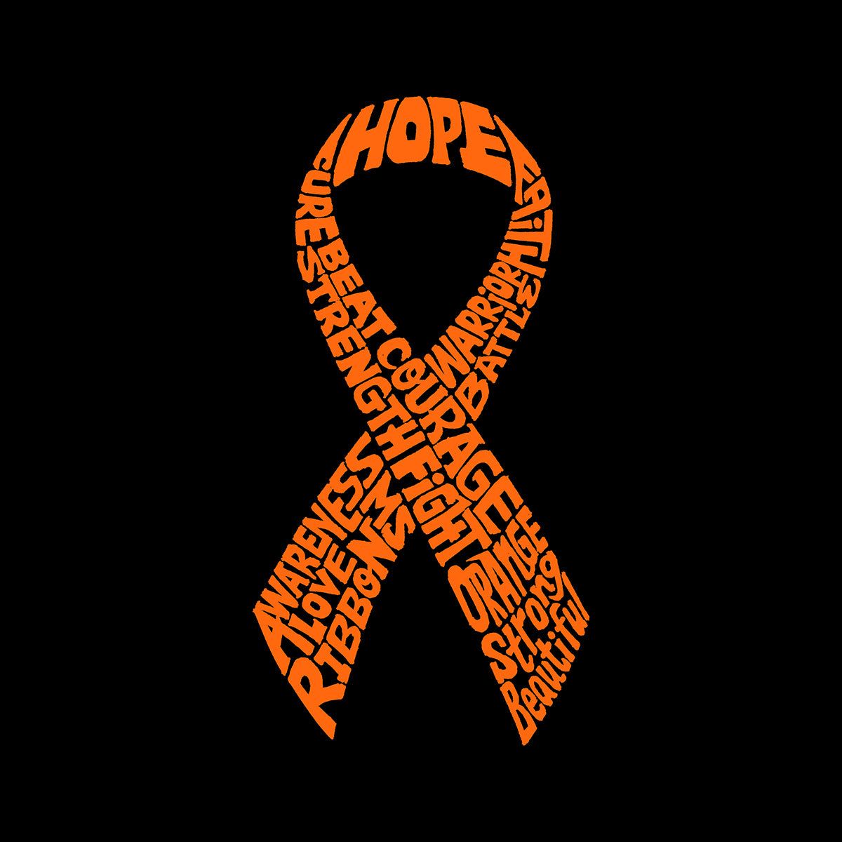 Ms Ribbon - Men's Word Art Tank Top sold by LA Pop Art product image thumbnail 2