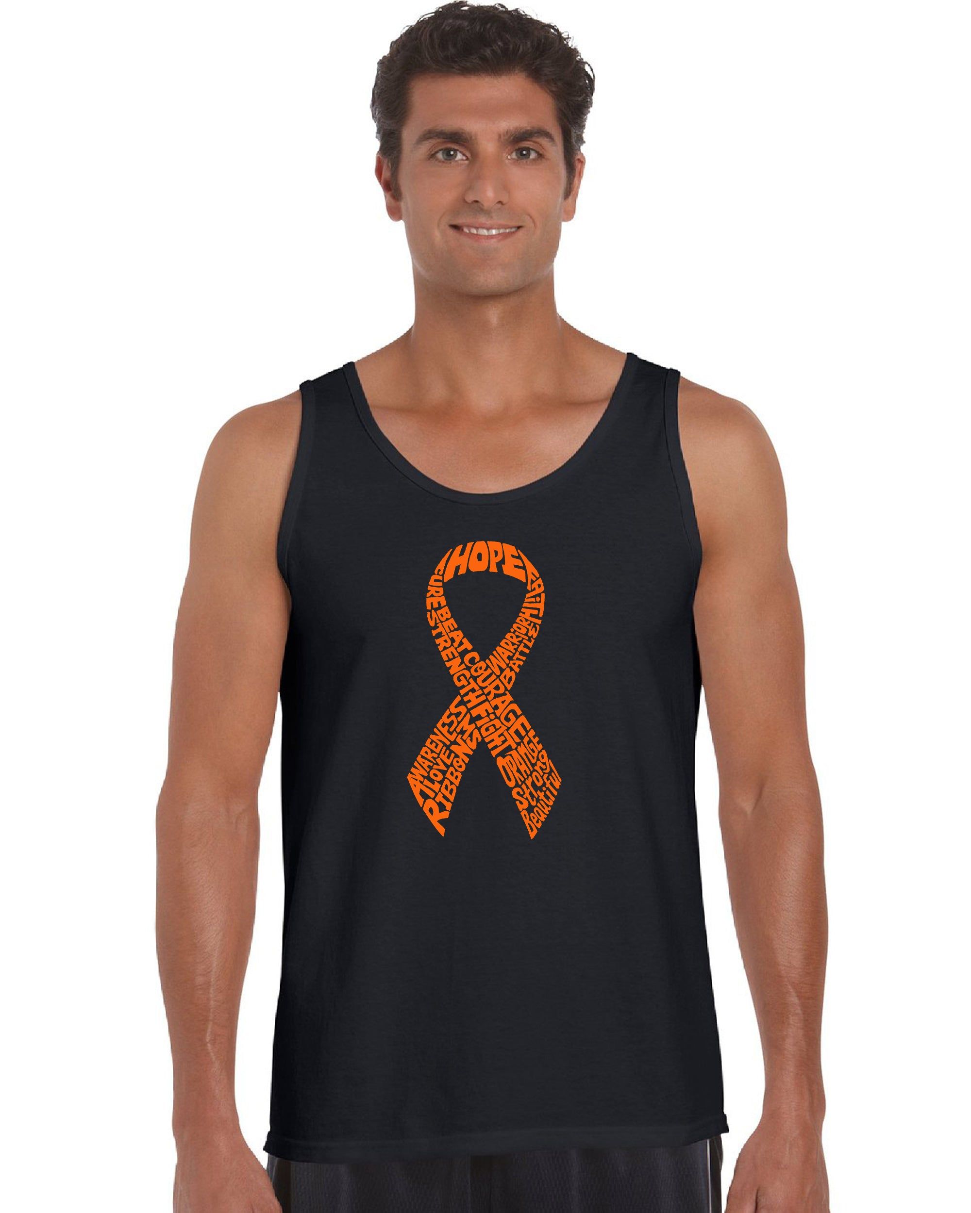 Ms Ribbon - Men's Word Art Tank Top sold by LA Pop Art