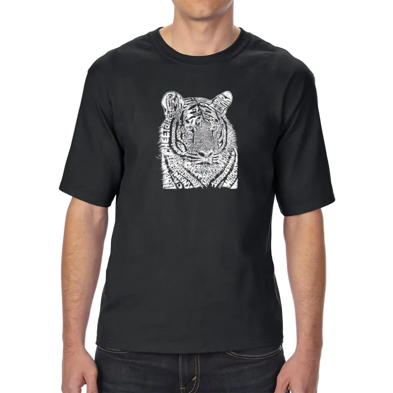 Big Cats - Men's Tall Word Art T-Shirt sold by LA Pop Art