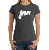 BROOKLYN GUN - Women's Word Art T-Shirt sold by LA Pop Art