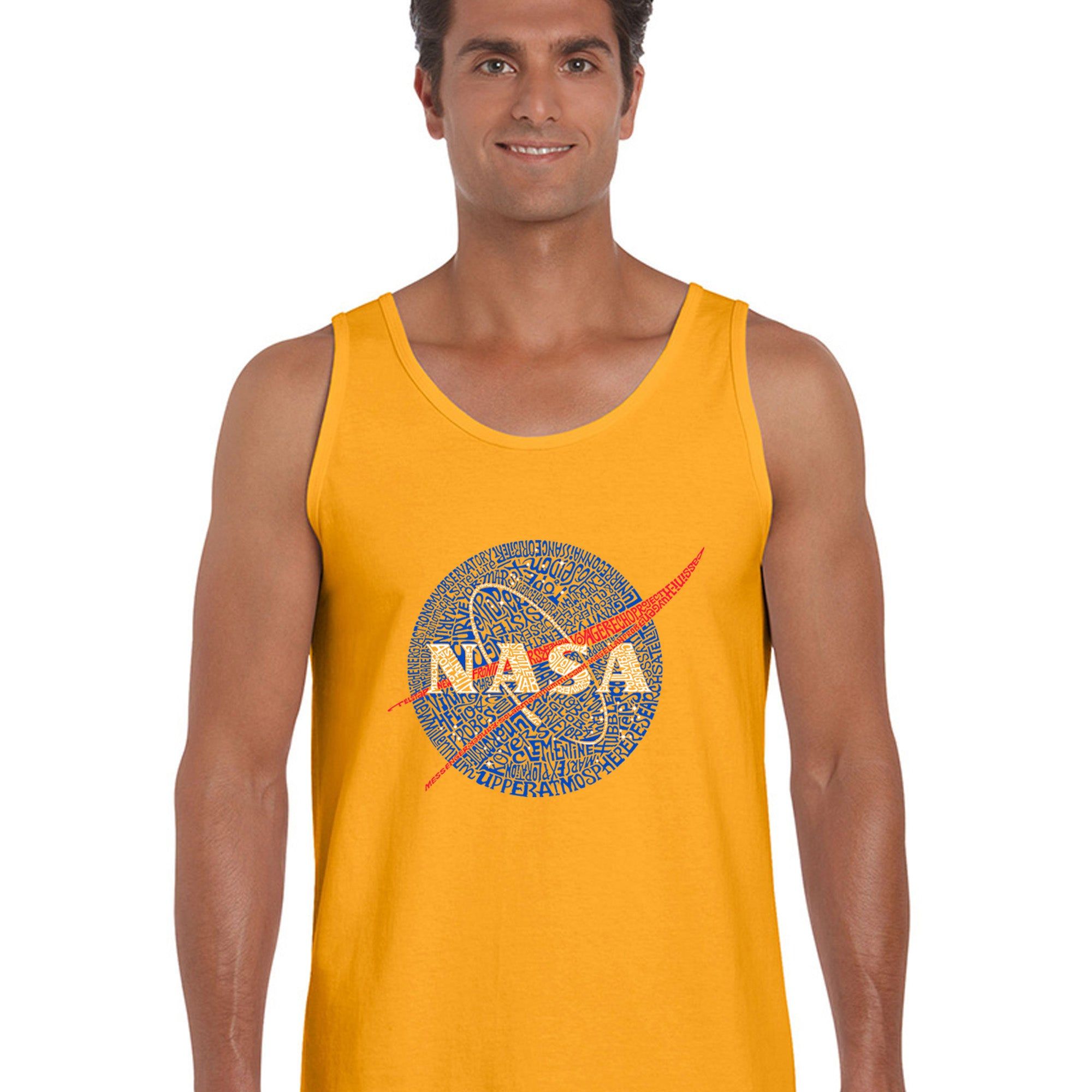 NASA's Most Notable Missions - Men's Word Art Tank Top sold by LA Pop Art product image thumbnail 4