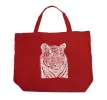 Big Cats - Large Word Art Tote Bag sold by LA Pop Art