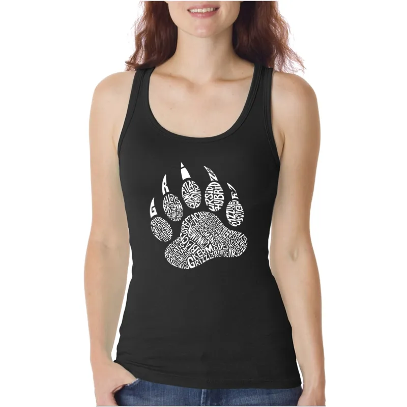 Types of Bears  - Women's Word Art Tank Top sold by LA Pop Art