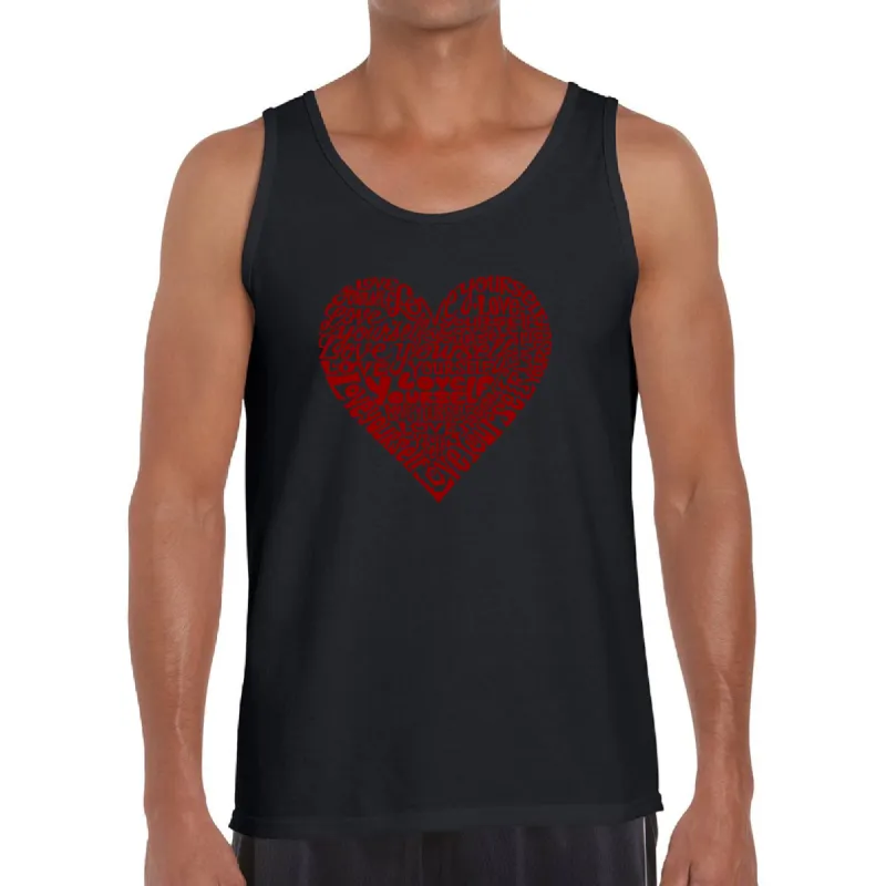 Love Yourself - Men's Word Art Tank Top sold by LA Pop Art