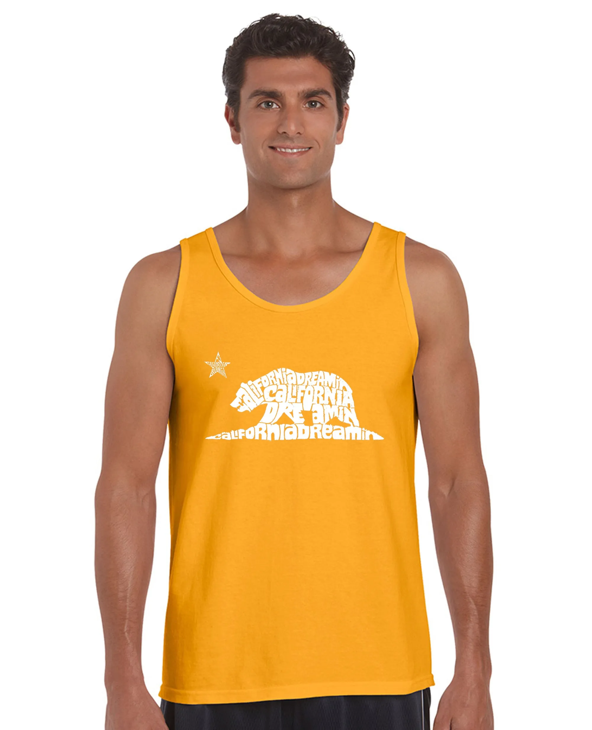 California Dreamin - Men's Word Art Tank Top sold by LA Pop Art product image thumbnail 3
