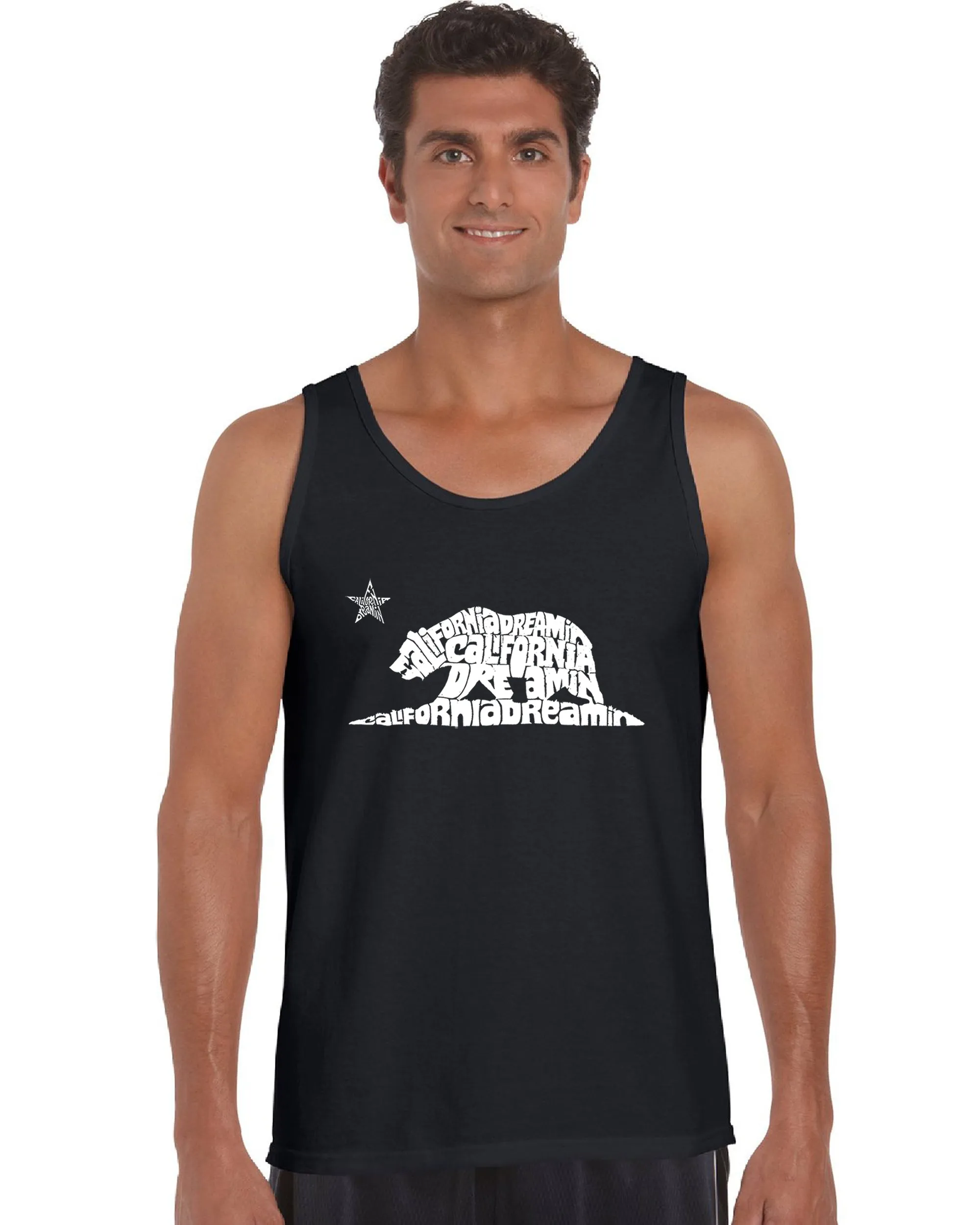 California Dreamin - Men's Word Art Tank Top sold by LA Pop Art