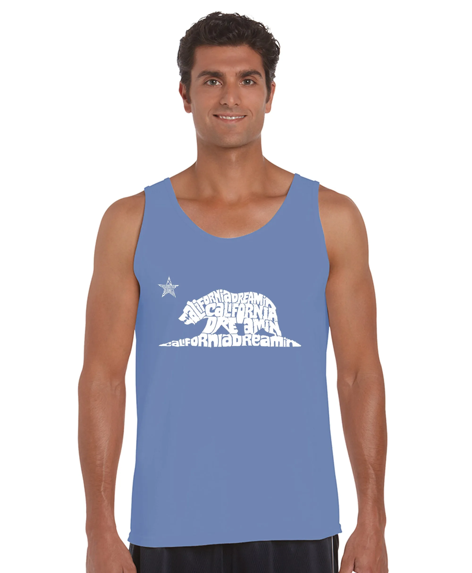 California Dreamin - Men's Word Art Tank Top sold by LA Pop Art product image thumbnail 5