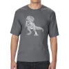 Dino Pics - Men's Tall Word Art T-Shirt sold by LA Pop Art