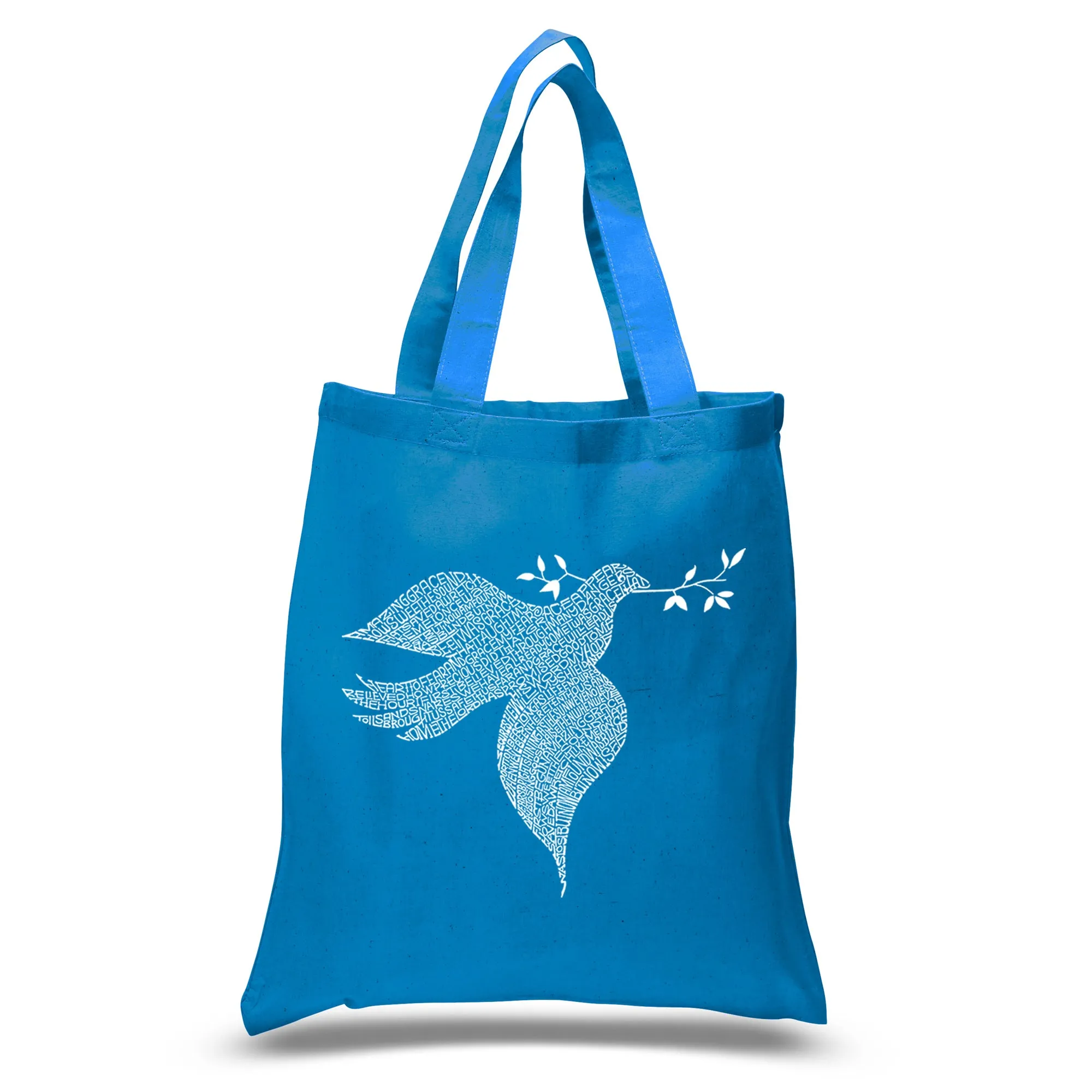 Dove - Small Word Art Tote Bag sold by LA Pop Art product image thumbnail 5