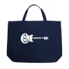 COME TOGETHER - Large Word Art Tote Bag sold by LA Pop Art
