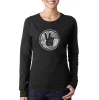MAKE LOVE NOT WAR - Women's Word Art Long Sleeve T-Shirt sold by LA Pop Art