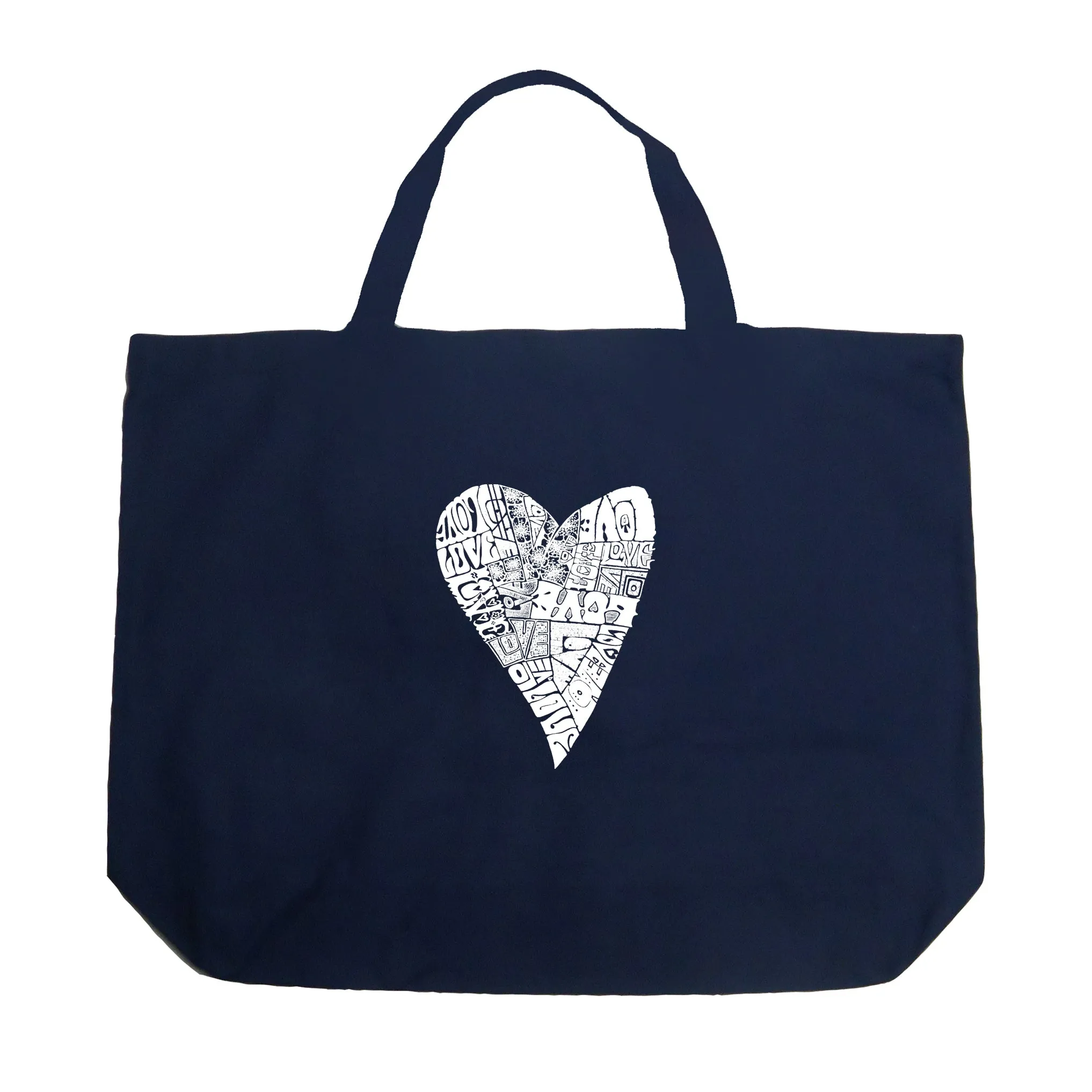 Lots of Love - Large Word Art Tote Bag sold by LA Pop Art product image thumbnail 3