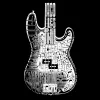 Bass Guitar  - Women's Premium Word Art Flowy Tank Top sold by LA Pop Art